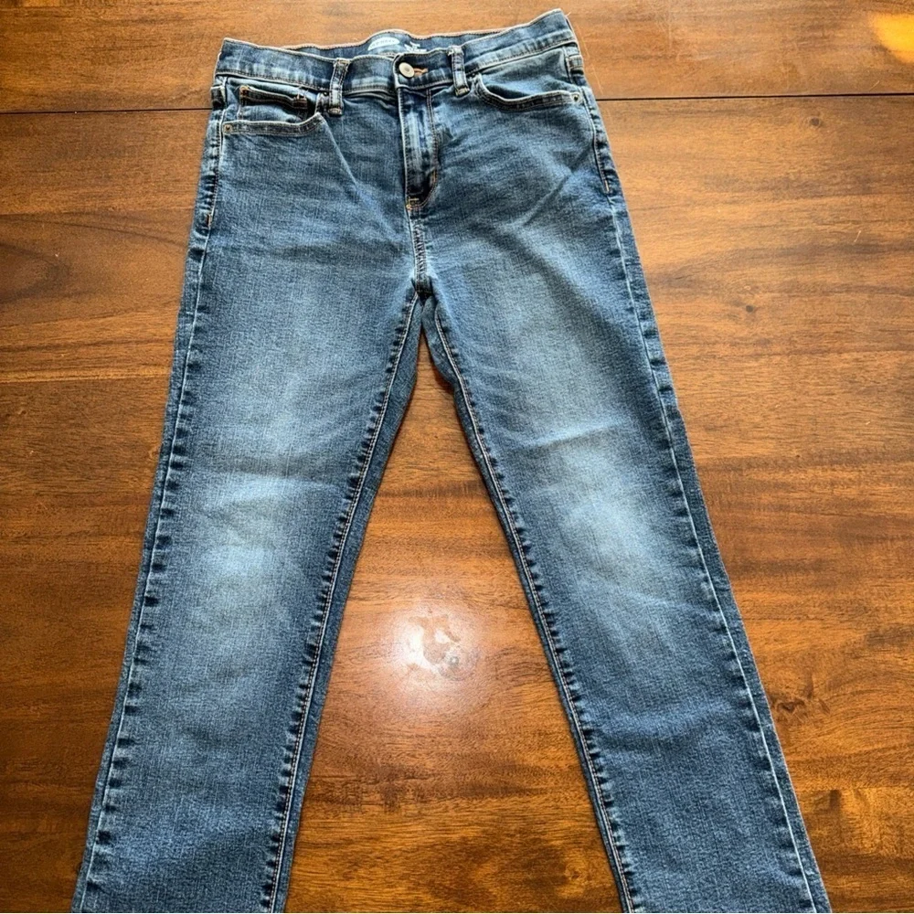 Boys Old Navy Karate Slim Jeans Size 14 28 x 28 Straight Leg Med Wash Denim Blue